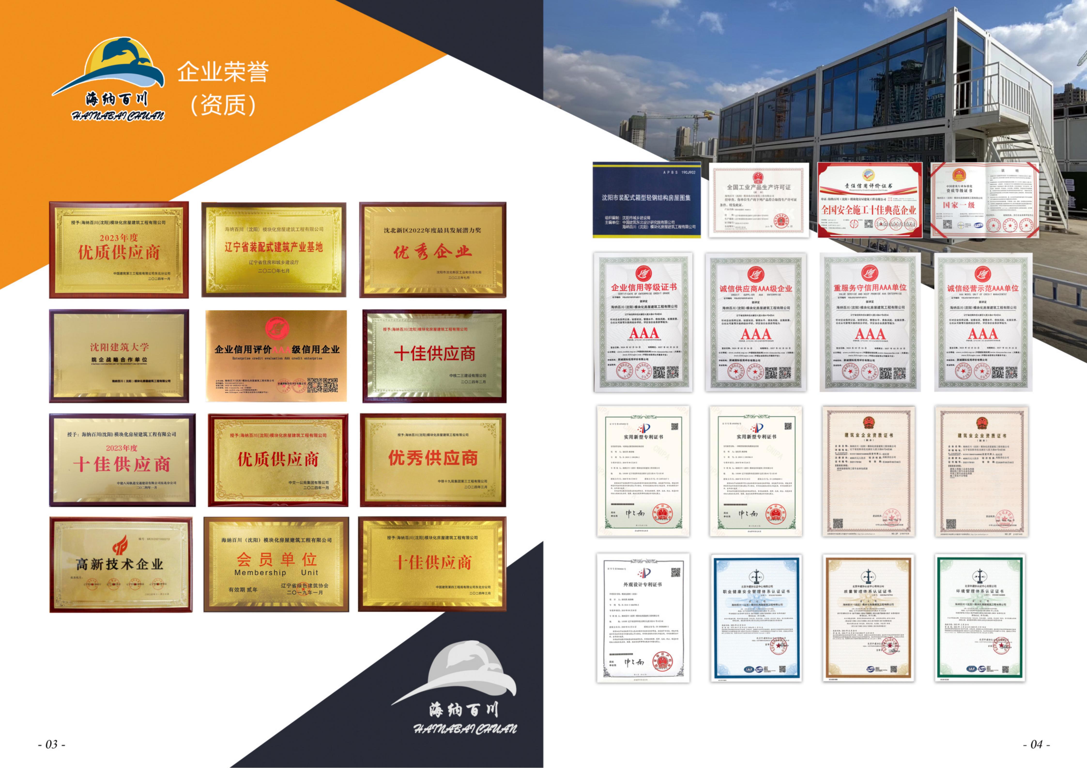 沈阳打包箱式房